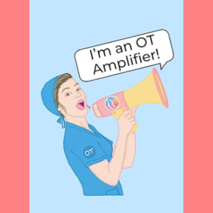 I'm an OT Amplifier blue notebook